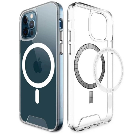 

Чехол TPU Space Case MagSafe для Apple iPhone 14 Pro Max (Прозорий)