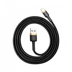 Кабель Baseus Cafule Cable USB For Lightning 1.5A 2m Gold+Black
