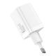 Мережевий зарядний пристрій Baseus Super Si Pro Quick Charger C+U 30W EU White