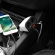 Автомобільний зарядний пристрій HOCO Z28 Power ocean cigarette lighter in-car charger with digital display White