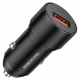 Автомобільний зарядний пристрій BOROFONE BZ19A Wisdom single port QC3.0 car charger set(Micro) Black