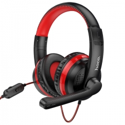 Навушники HOCO W103 Magic tour gaming headphones Red