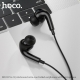 Навушники HOCO M101 Pro Crystal sound wire-controlled earphones with microphone Black