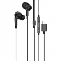Навушники HOCO M101 Pro Crystal sound Type-C wire-controlled digital earphones with microphone Black