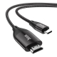 Кабель HOCO UA16 Type-C to HDTV HD on-screen cable Metal Gray