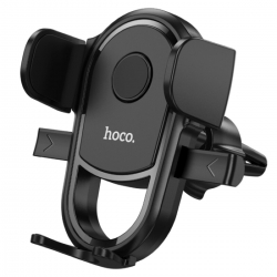 Тримач для мобільного HOCO H6 Grateful one-button car holder(air outlet) Black