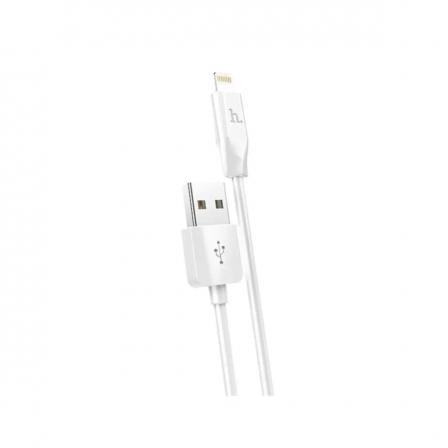 Кабель HOCO X1 USB to iP 2.4A, 2m, PVC, PVC connectors, White