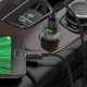 Автомобільний зарядний пристрій HOCO Z47 Transparent Discovery Edition dual port QC3.0 car charger Transparent Black