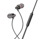 Навушники HOCO M90 Delight wire-controlled earphones with microphone Black Shadow