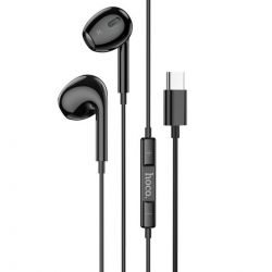 Навушники HOCO M101 Max Crystal grace Type-C wire-controled digital earphones with microphone Black
