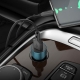 Автомобільний зарядний пристрій BOROFONE BZ19A Wisdom single port QC3.0 car charger set(Type-C) Sapphire Blue