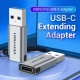 Адаптер Vention USB 3.0 Male to USB-C Female Adapter Gray Aluminum Alloy Type (CDPH0)