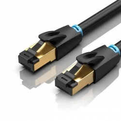 Кабель Vention Cat.8 SFTP Patch Cable 0.5M Black (IKABD)