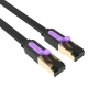 Кабель Vention Flat Cat.7 Patch Cable 1M Black (ICABF)