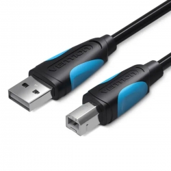 Кабель Vention USB2.0 A Male to B Male Print Cable 3M Black (VAS-A16-B300)