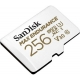 microSDXC (UHS-1 U3) SanDisk MAX Endurance 256Gb class 10 V30 (100Mb/s) (adapterSD)