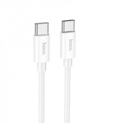 Кабель HOCO X87 Magic silicone 60W PD charging data cable for Type-C to Type-C White