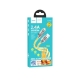 Кабель HOCO U113 Solid silicone charging data cable iP Gold