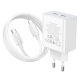 Мережевий зарядний пристрій HOCO C108A Leader PD35W dual port(2C) charger set(C to iP) White