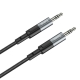 Аудiокабель HOCO UPA23 AUX audio cable Metal Gray