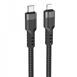 Кабель HOCO U110 iP PD charging data cable Black