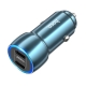 Автомобільний зарядний пристрій HOCO Z48 Tough 40W dual port(2C) car charger Sapphire Blue