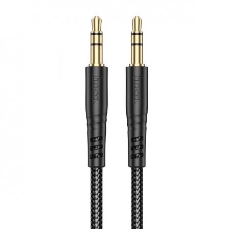 Аудiокабель HOCO UPA24 Smooth AUX audio cable Black