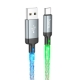 Кабель HOCO U112 Shine charging data cable for Type-C Gray