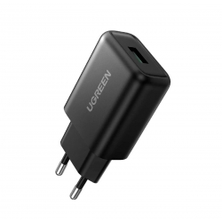 Зарядний пристрій UGREEN CD122 QC3.0 USB Fast Charger EU (Black) (UGR-70273)