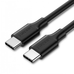 Кабель UGREEN US286 USB 2.0 Type C to Type C Cable Nickel Plating 1.5m (Black) (UGR-50998)