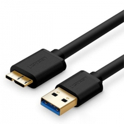 Кабель UGREEN US130 USB 3.0 A Male to Micro USB 3.0 Male Cable 1m (Black) (UGR-10841)