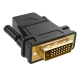 Кабель UGREEN 20124 DVI 24+1 Male to HDMI Female Adapter (Black) (UGR-20124)