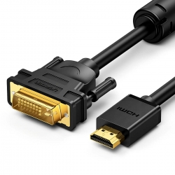 Кабель UGREEN HD106 HDMI to DVI Cable 2m (Black) (UGR-10135)
