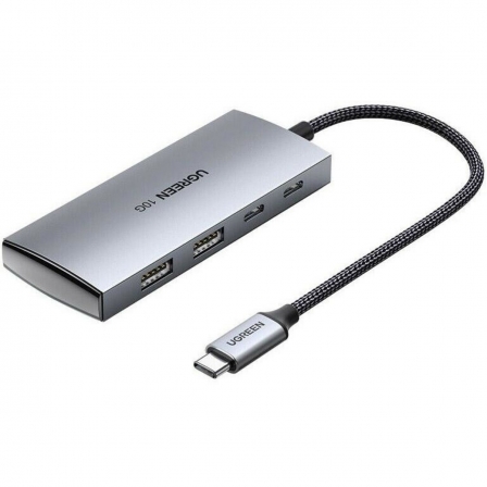 Хаб UGREEN CM480 USB-C to 2× USB 3.2+2×USB-C Adapter 10G (UGR-30758)