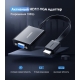 Адаптер UGREEN MM103 HDMI to VGA Converter 25cm (Black) (UGR-40248)