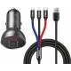 Автомобільний зарядний пристрій Baseus Digital Display Dual USB 4.8A Car Charger 24W Grey