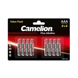 Батарейка CAMELION Plus ALKALINE AAA/LR03 BP8 (4+4) 8шт (C-11044803)