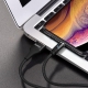 Кабель HOCO U76 Fresh magnetic charging cable for iP Black