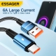 Кабель Essager Sunset USB A to Type C 120W USB Charging Cable 2m black (EXC120-CGA01-P)