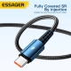 Кабель Essager Sunset USB A to Type C 120W USB Charging Cable 2m black (EXC120-CGA01-P)