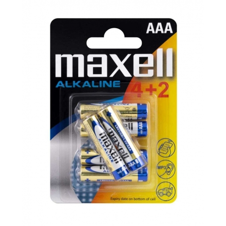 Батарейка MAXELL LR03 4+2PK BLIST 6шт (M-790240.04.CN)