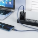 Кабель HOCO S51 USB to Type-C 5A, 1,2m, nylon, zinc+TPE connectors, Blue