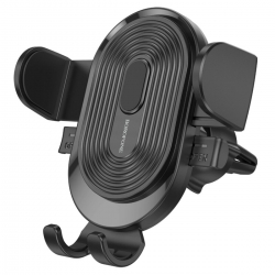 Тримач для мобільного BOROFONE BH84 Experience one-button car holder(air outlet) Black