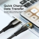 Кабель Essager Interstellar Transparent Design USB Charging Cable USB A to Type C 7A 2m black (EXCT-XJA01-P)