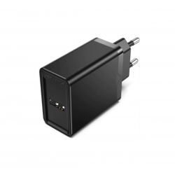 Зарядний пристрій Vention 1-port USB Wall Charger(12W) EU-Plug Black (FAAB0-EU)