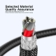 Кабель Essager Interstellar Transparent Design USB Charging Cable Type C to Lightning 2m black (EXCTL-XJA01-P)