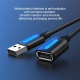 Кабель Vention USB 2.0 A Male to A Female Extension Cable 3M black PVC Type (CBIBI)