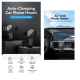 Автотримач для телефону Vention Auto-Clamping Car Phone Mount With Duckbill Clip Black Disc Fashion Type (KCSB0)