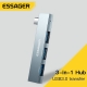 Хаб Essager Fengyang 3 in 1 Splitter  grey (EHBC03-FY0G-P)