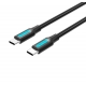 Кабель Vention USB 2.0 C Male to Male Cable 1M Black PVC Type (COSBF)